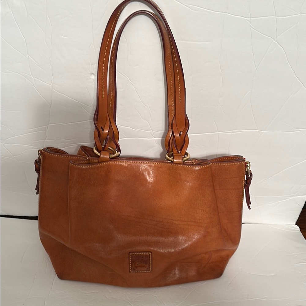 Dooney & Bourke Tan Leather Tote Bag
